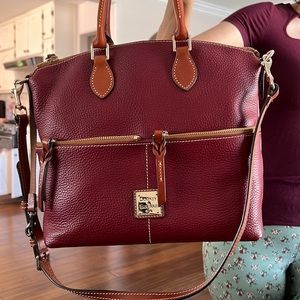 Burgundy Dooney & Bourke Satchel
